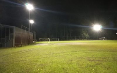 LED-verlichting op oefenhoek opgeleverd