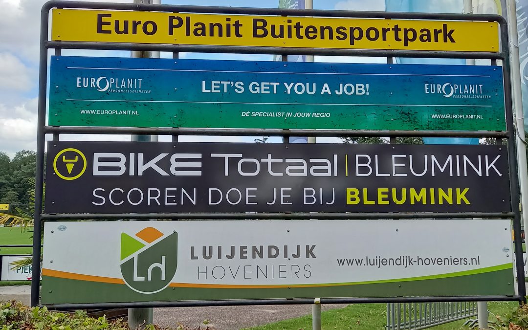 Nieuwe bordsponsor: Bike Totaal Bleumink