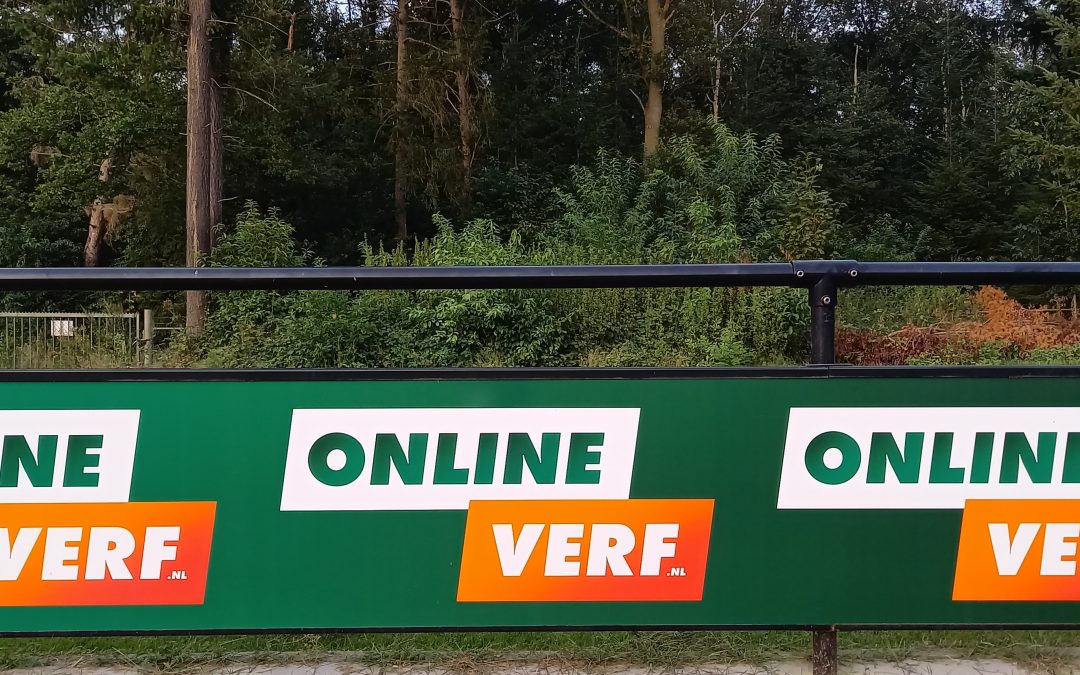 Nieuwe reclameborden: Onlineverf.nl