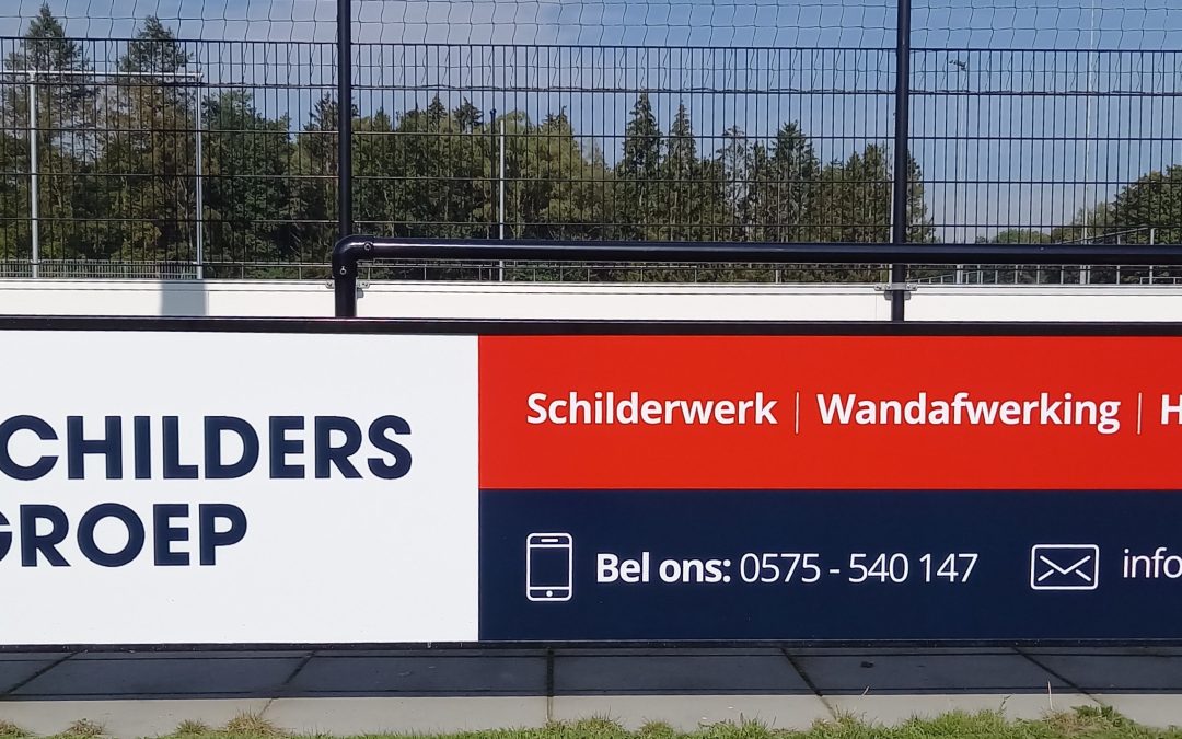 Nieuwe reclameborden: RS Schildersgroep